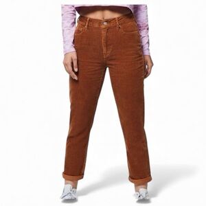 PacSun color Spice Corduroy Mom Jeans Size 27 NWOT